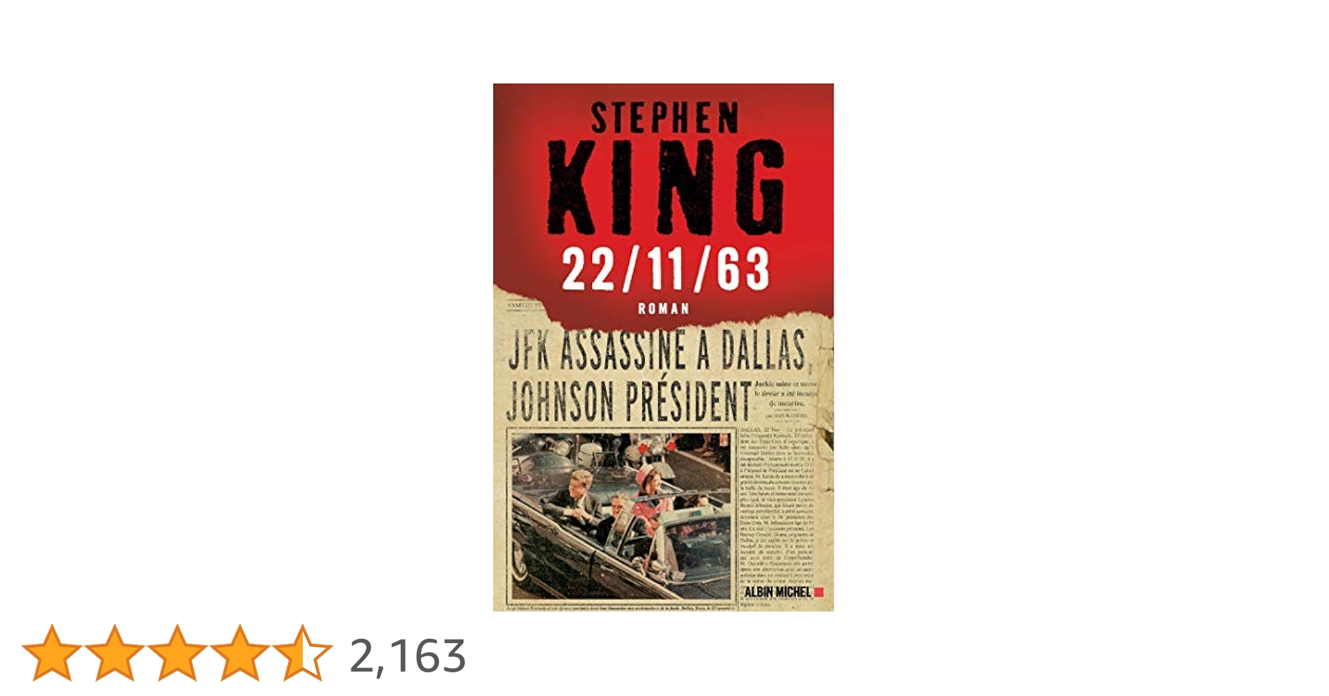 スティーブン・キング 11/22/63 Amazon.co.jp: 11/22/63 上 (文春文庫 キ 2-49) : スティーヴン